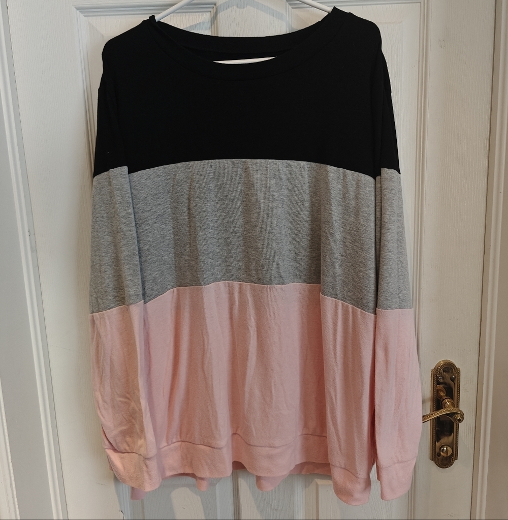 Striped Long Sleeve Shirt Sweater